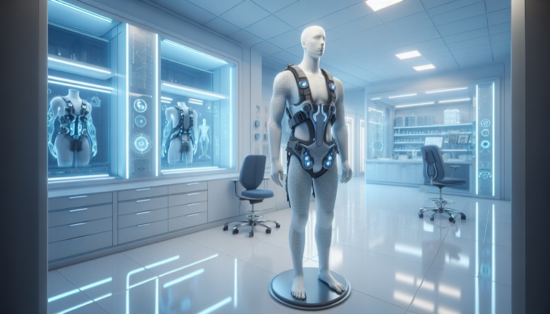 ErgoJack Exoskelett-Weste vom Fraunhofer IPK Berlin